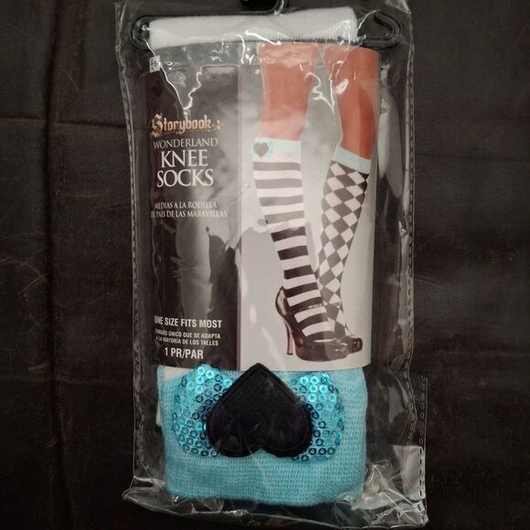 Storybook Dark Alice In Wonderland Girls Long Sleeve Shirt Top Costume - Picture 6 of 7